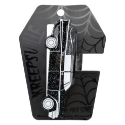 Hearse Black Glitter Claw Clip -Creepy Wear World HCCHBG 3