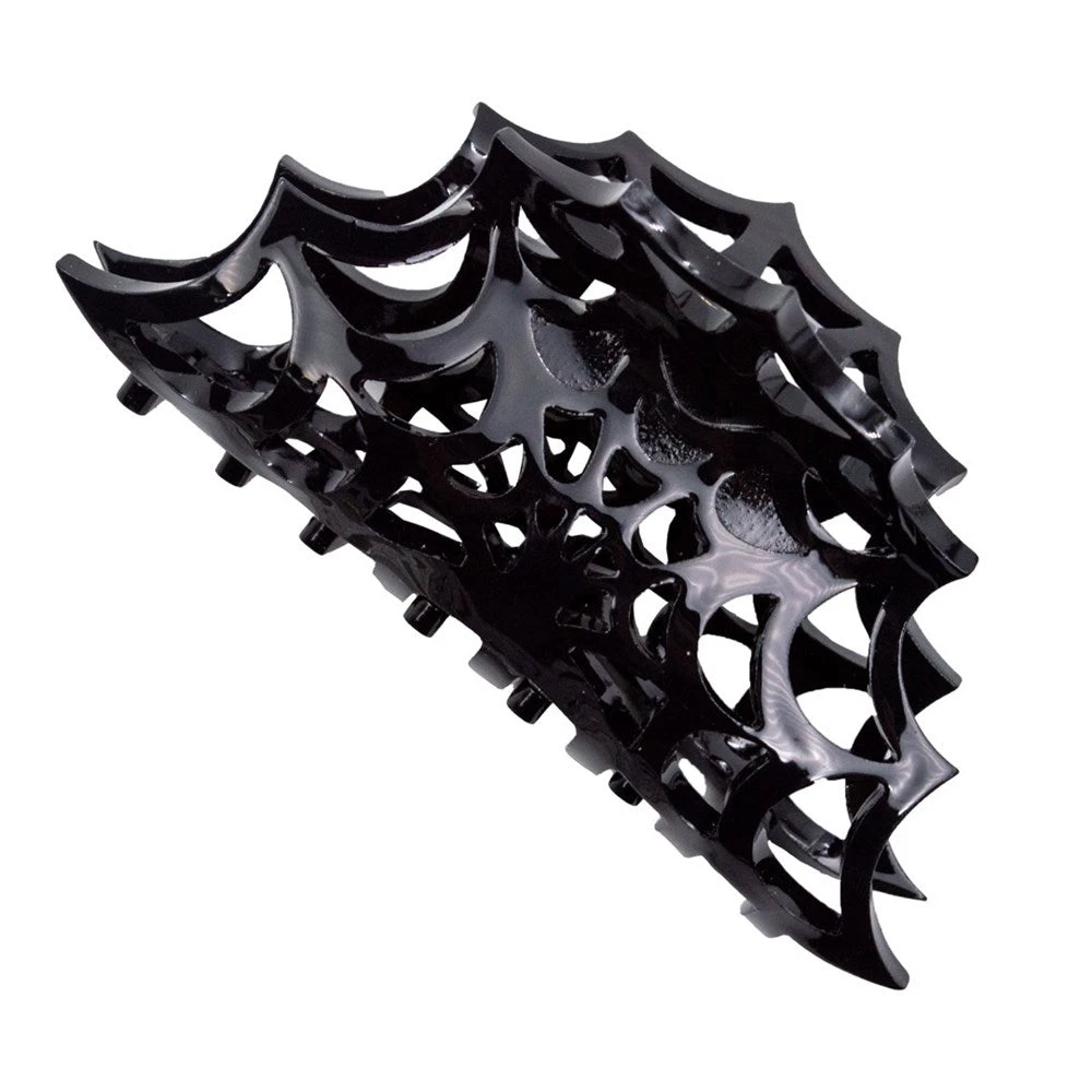 Spiderweb Hair Claw Clip Black 1 Spiderweb Hair Claw Clip Black