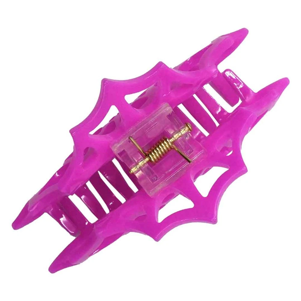Spiderweb Hair Claw Clip Pink 3 Spiderweb Hair Claw Clip Pink - Image 3