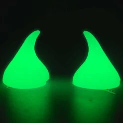 Horror Hair Horns - Glow In Dark -Creepy Wear World HHGL 6
