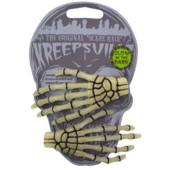 Skeleton Bone Hands Hairslides Glow -Creepy Wear World HSBHGL 3