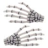 Skeleton Bone Hand Hairslides White