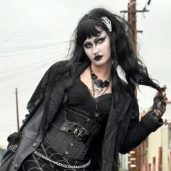 Skeleton Bone Hand Hairslides White 8 Skeleton Bone Hand Hairslides White -Creepy Wear World HSBHW 4