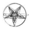 Kreepsville 666 Baphomet Circle Hair Clip