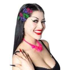 Bat Snap Hair Clips Multi Color -Creepy Wear World HSCBMC 3