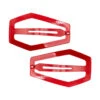 Coffin Snap Hair Clip Red