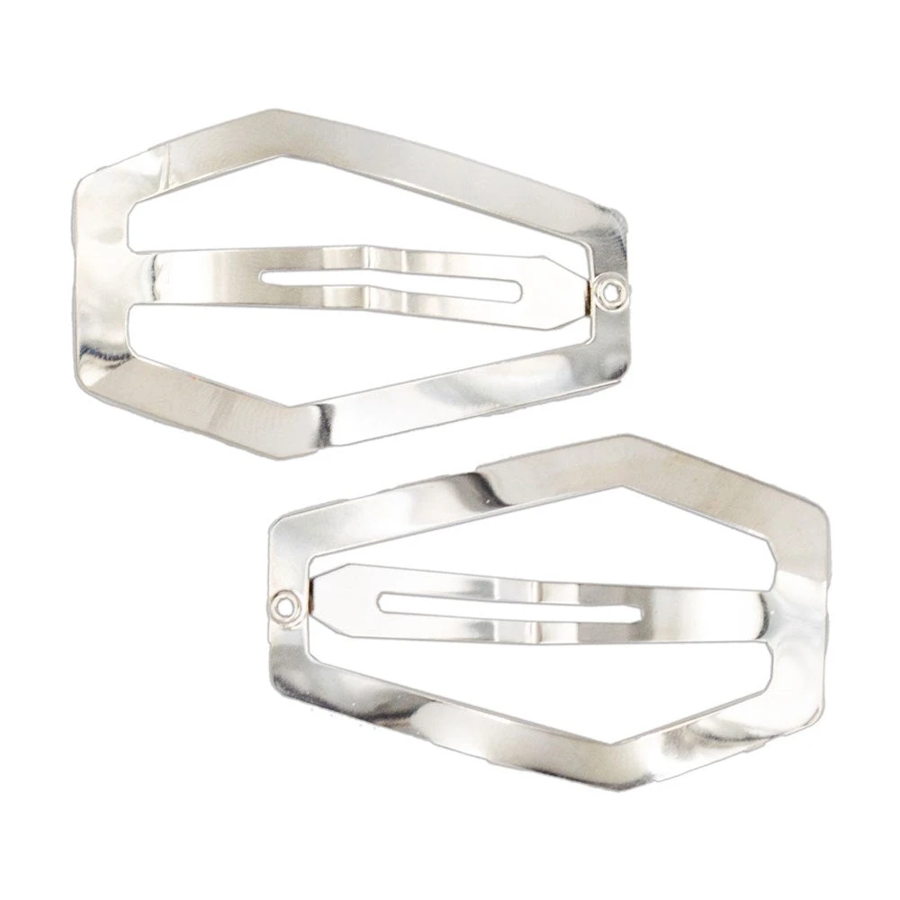 Coffin Snap Hair Clip Silver 1 Coffin Snap Hair Clip Silver