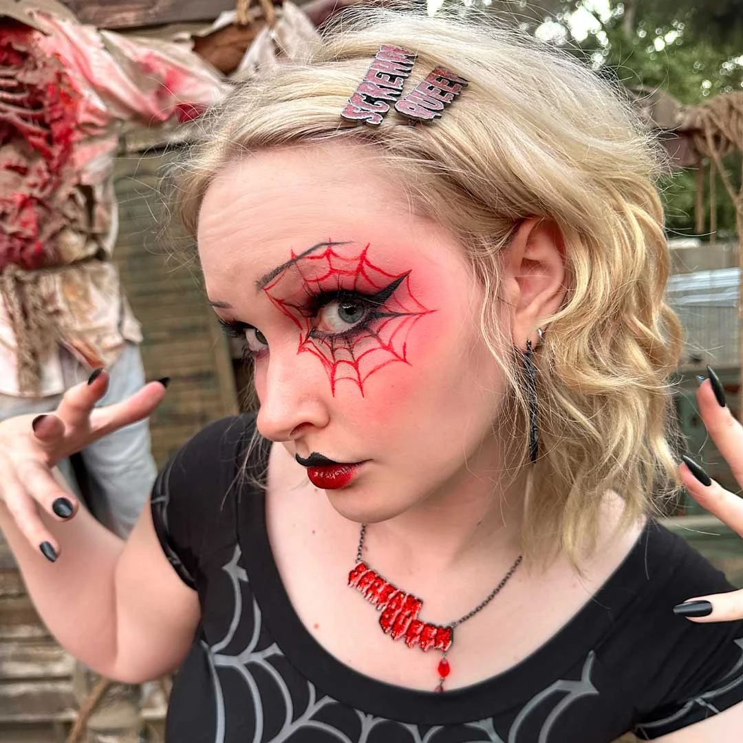 Scream Queen Text Hair Slides 5 Scream Queen Text Hair Slides - Image 5