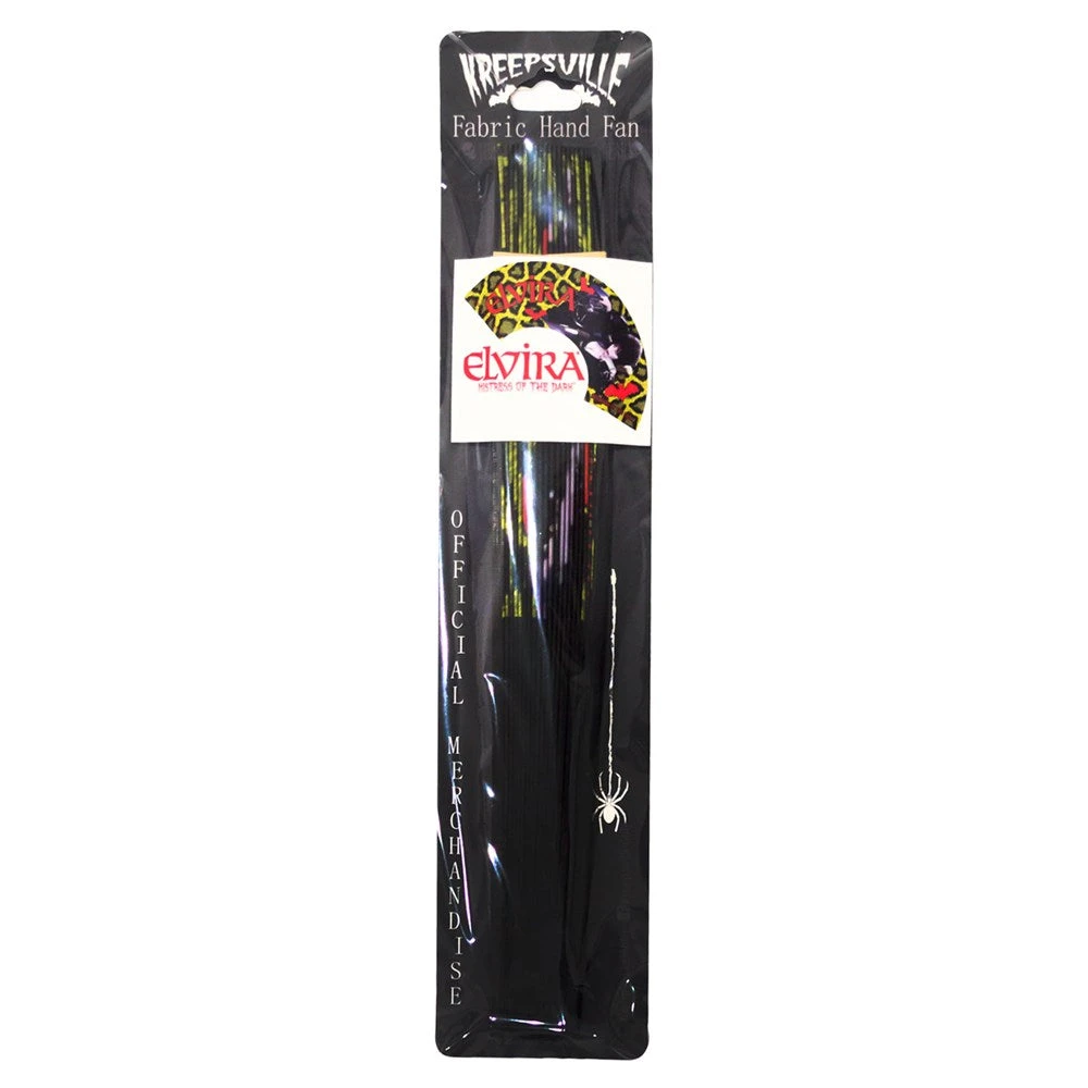 Elvira Leopard Fabric Fan 2 Elvira Leopard Fabric Fan - Image 2