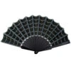 Spiderweb Scallop Fan Black