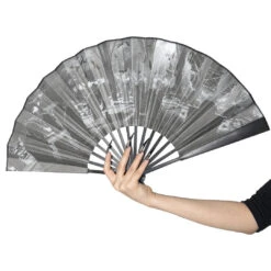 Goth Thing Double Sided XL Fan -Creepy Wear World HWFLGT 5