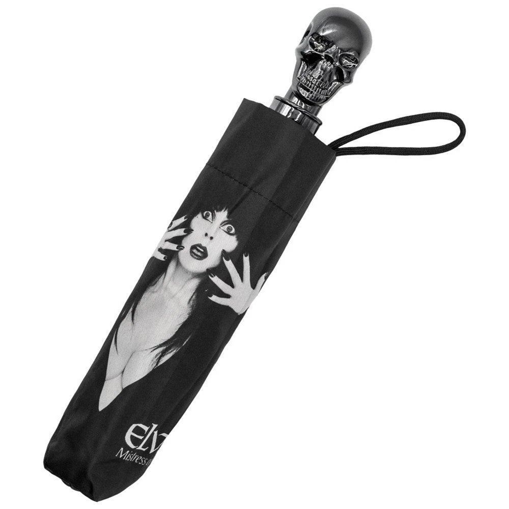 Skull Handle Elvira Classic Logo Umbrella 2 Skull Handle Elvira Classic Logo Umbrella - Image 2