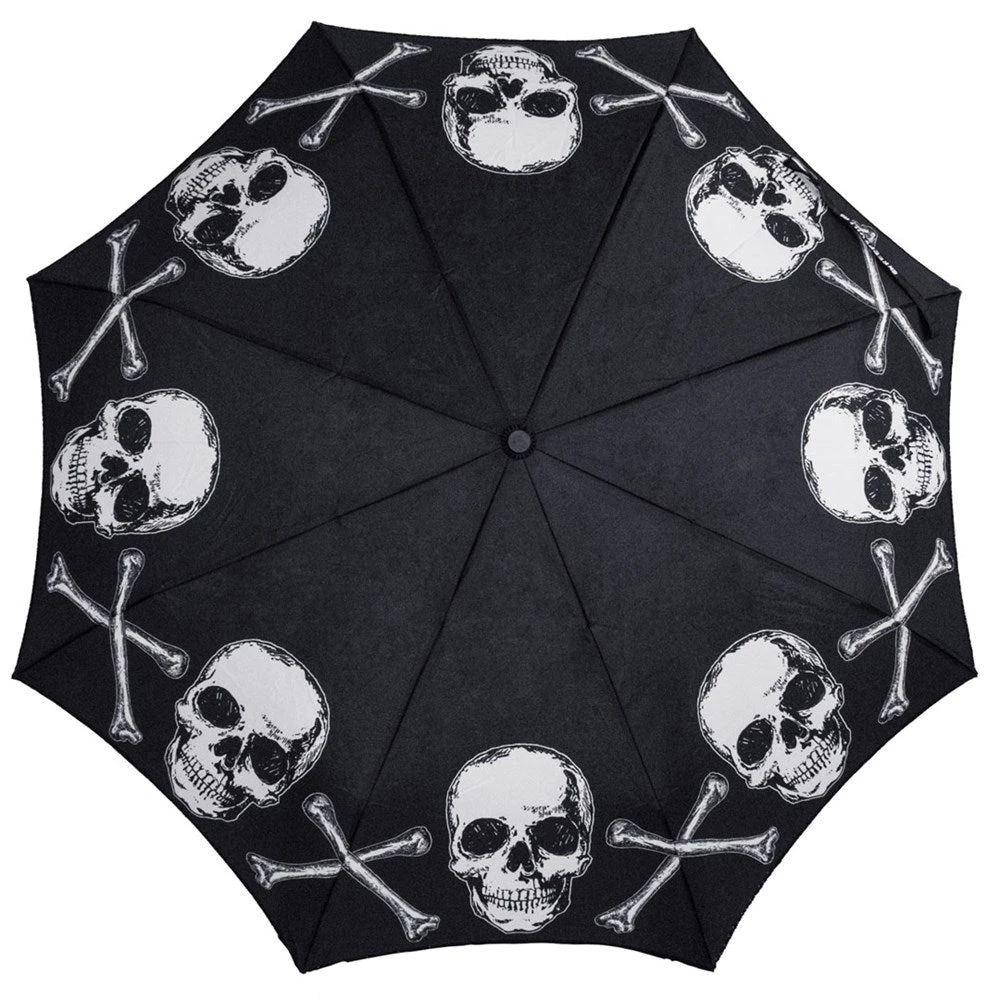 Skull Handle Anatomical Skull And Bones Umbrella 1 Skull Handle Anatomical Skull And Bones Umbrella