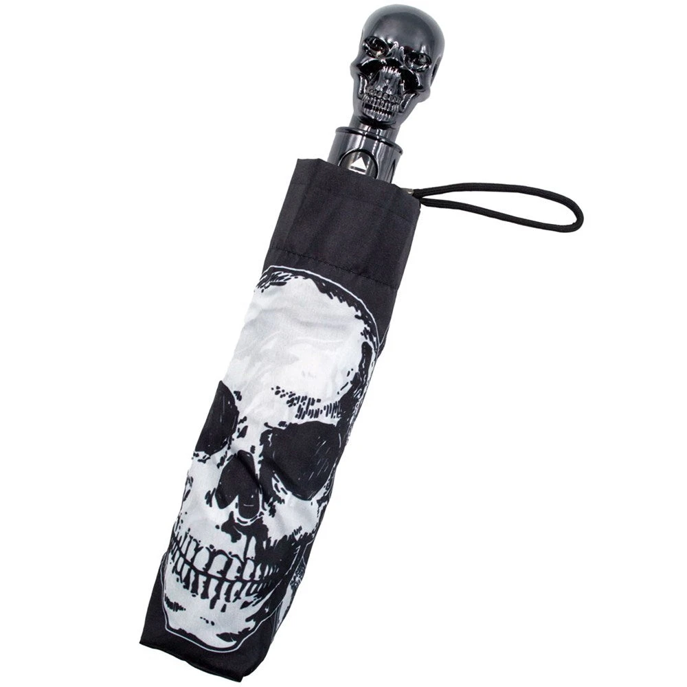 Skull Handle Anatomical Skull And Bones Umbrella 2 Skull Handle Anatomical Skull And Bones Umbrella - Image 2
