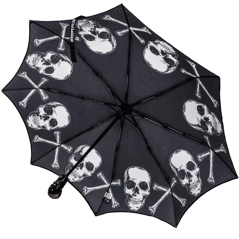 Skull Handle Anatomical Skull And Bones Umbrella 3 Skull Handle Anatomical Skull And Bones Umbrella - Image 3