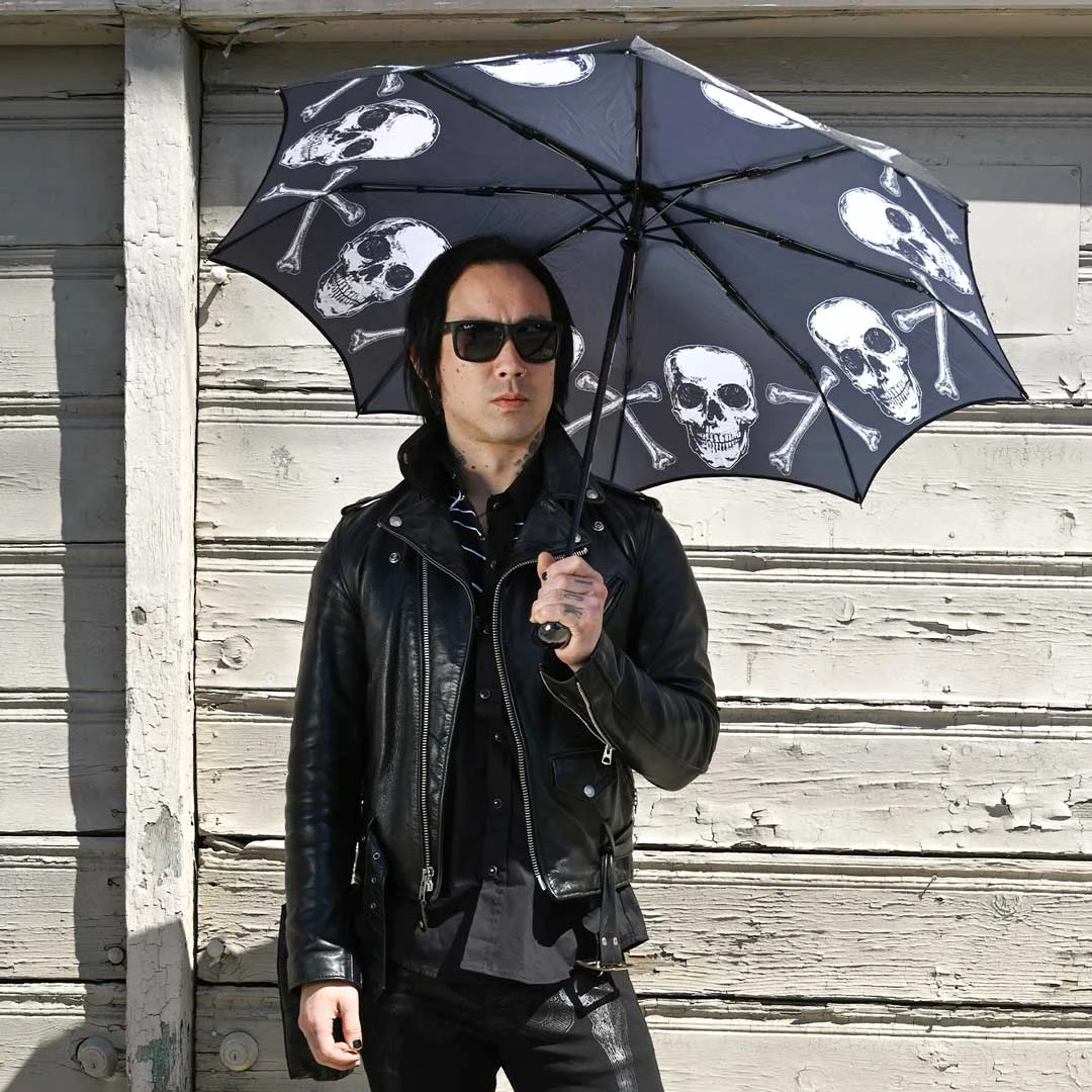 Skull Handle Anatomical Skull And Bones Umbrella 4 Skull Handle Anatomical Skull And Bones Umbrella - Image 4