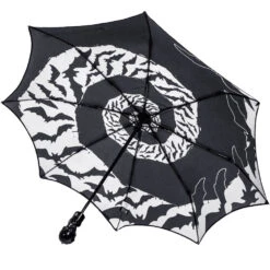 Skull Handle Bat Swirl Umbrella 7 Skull Handle Bat Swirl Umbrella -Creepy Wear World HWSHUBS 3 4c14fb48 5f2a 4e2f 858d f1396b053981
