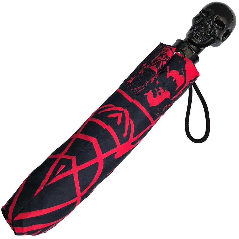 Skull Handle Goathead Umbrella 2 Skull Handle Goathead Umbrella - Image 2