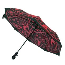 Skull Handle Goathead Umbrella 5 Skull Handle Goathead Umbrella -Creepy Wear World HWSHUG 3