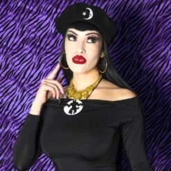 Howling At The Moon Acrylic Necklace 5 Howling At The Moon Acrylic Necklace -Creepy Wear World JAHM 3