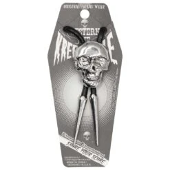 Skull Chrome Bolo Western Tie 10 Skull Chrome Bolo Western Tie -Creepy Wear World JBTSC 5
