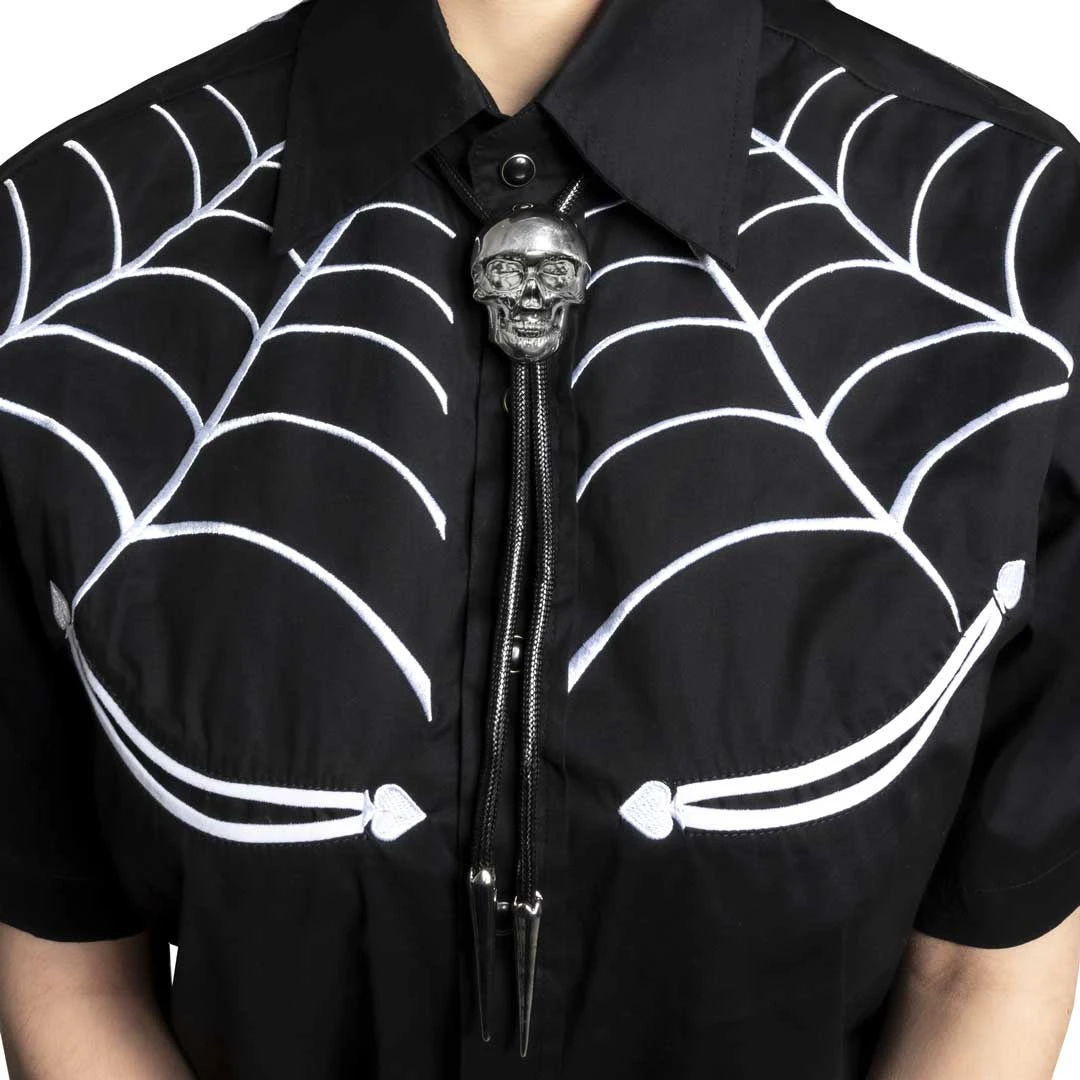 Skull Chrome Bolo Western Tie 6 Skull Chrome Bolo Western Tie - Image 6