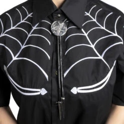 Kreepsville 666 Satanic Circle Bolo Western Tie -Creepy Wear World JBTSS 6