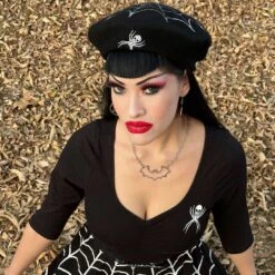 Bat Outline Necklace -Creepy Wear World JNBO 3