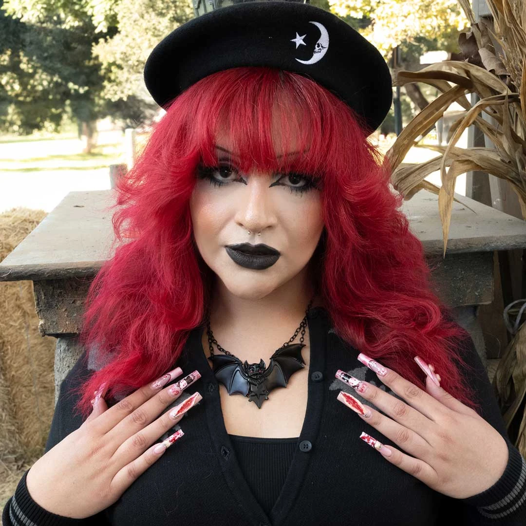 Creature Of The Night Bat Black Necklace 4 Creature Of The Night Bat Black Necklace - Image 4