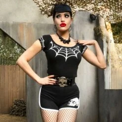 Skull Collection Necklace Black 9 Skull Collection Necklace Black -Creepy Wear World JNSCB 4