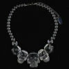 Skull Collection Necklace Crystal Clear
