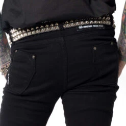 Skeleton Skinny Jeans Black Bone -Creepy Wear World JSLB 3