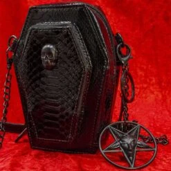 Baphomet Circle Charm Keychain -Creepy Wear World KCCBB 3