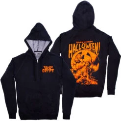 Tales From The Crypt Orange Pumpkin Unisex Hoody