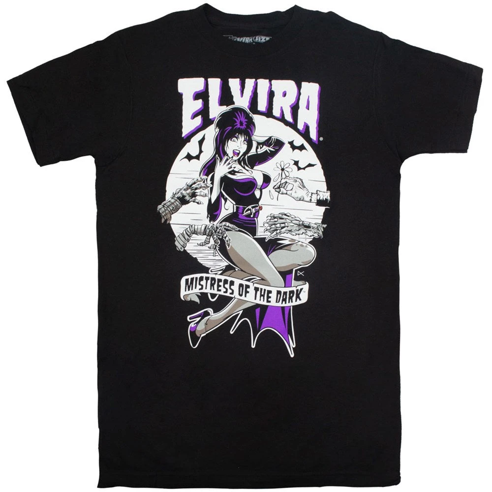 Elvira Monster Hands T-shirt 1 Elvira Monster Hands T-shirt