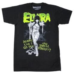 Elvira Mummy Thrill Tonight Mens T-Shirt