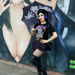 Elvira Wish You Were Here Mens T-Shirt -Creepy Wear World MTEWH 4