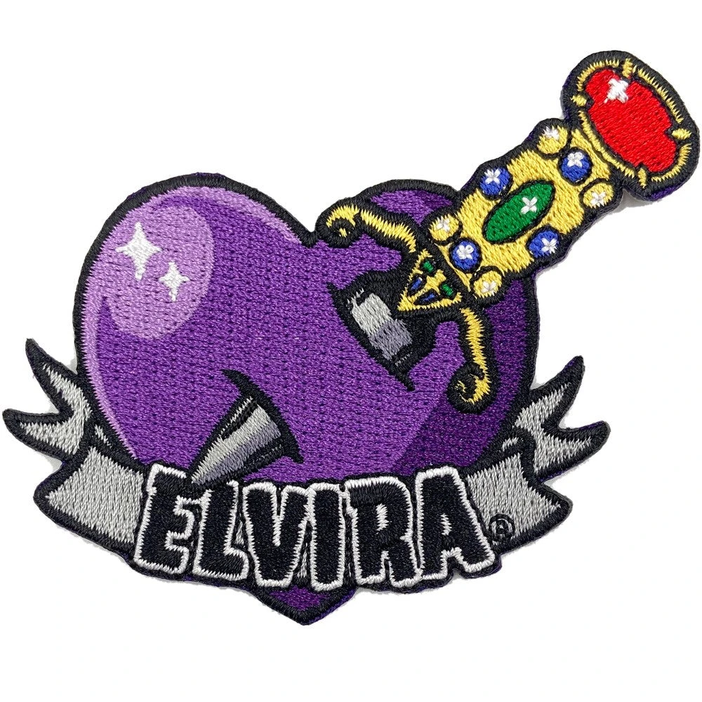 Elvira Comic Dagger Patch 1 Elvira Comic Dagger Patch