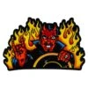 Flames Devil Man Patch