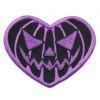 Pumpkin Heart Purple Patch