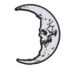 Skull Crescent Moon Patch