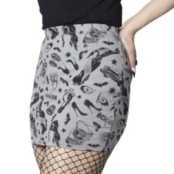Elvira Comic Icons Mini Skirt