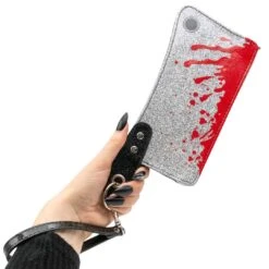 Glitter Cleaver Mini Clutch Wallet -Creepy Wear World WGMCC 4